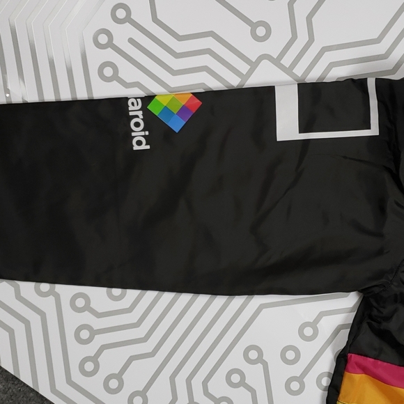 Black Polaroid Hooded Windbreaker - Picture 4 of 5